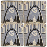 St. Louis Arch Drink Coasters