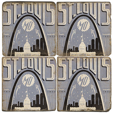 St. Louis Arch Drink Coasters St. Louis Arch Drink Coasters