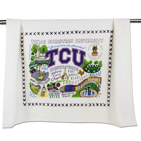 Texas Christian University Collegiate Dish Towel Texas Christian University Collegiate Dish Towel