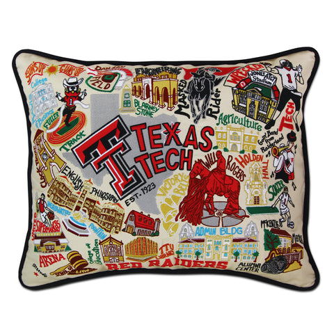 Texas Tech Collegiate Embroidered Pillow Texas Tech Collegiate Embroidered Pillow