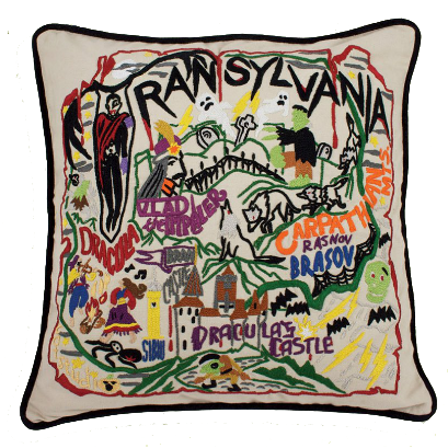 Transylvania Hand-Embroidered Pillow Transylvania Hand-Embroidered Pillow