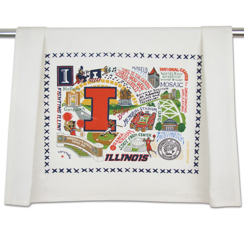 University of Illinois Collegiate Dish Towel University of Illinois Collegiate Dish Towel