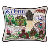 University of Pennsylvania Collegiate Embroidered Pillow