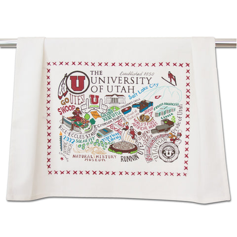 University of Utah Collegiate Dish Towel University of Utah Collegiate Dish Towel