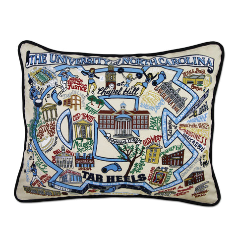 University of North Carolina Collegiate Embroidered Pillow University of North Carolina Collegiate Embroidered Pillow