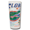 University of Florida Collegiate Frosted Glass Tumbler