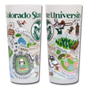 Colorado State Collegiate Frosted Glass Tumbler
