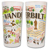 Vanderbilt University Collegiate Frosted Glass Tumbler