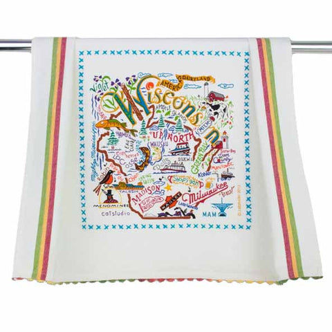 State of Wisconsin Dish Towel State of Wisconsin Dish Towel