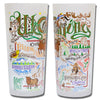 State of Wyoming Frosted Glass Tumbler