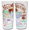 Yellowstone Frosted Glass Tumbler