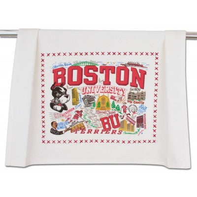 Boston University Collegiate Dish Towel Boston University Collegiate Dish Towel
