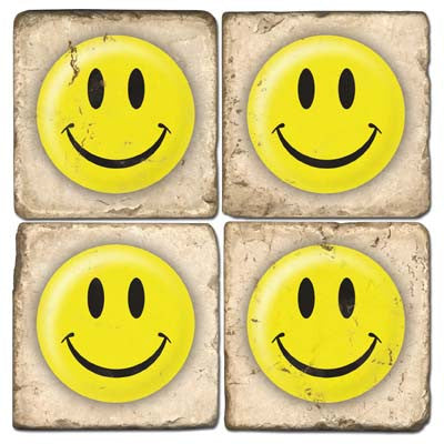 Smiley Face Drink Coasters Smiley Face Drink Coasters