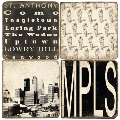 Minneapolis Drink Coasters Minneapolis Drink Coasters
