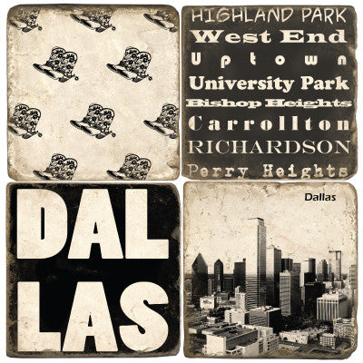 Dallas Drink Coasters Dallas Drink Coasters