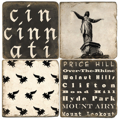 Cincinnati Drink Coasters Cincinnati Drink Coasters