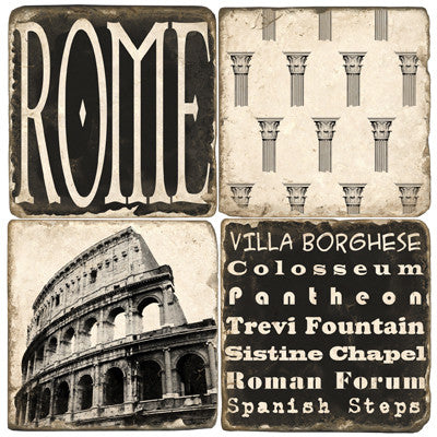 Rome Drink Coasters Rome Drink Coasters