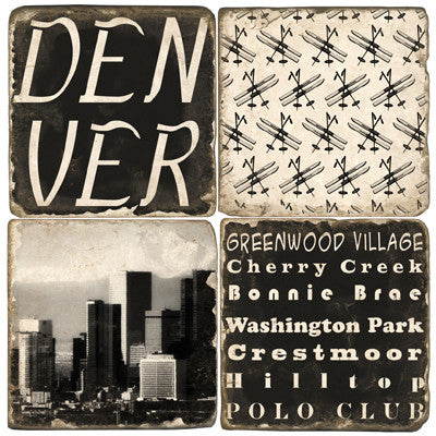 Denver Drink Coasters Denver Drink Coasters