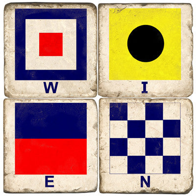 Nautical Wine Drink Coasters Nautical Wine Drink Coasters