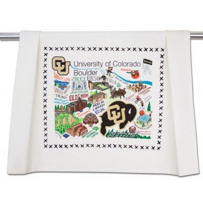 Boulder University of Colorado Collegiate Dish Towel Boulder University of Colorado Collegiate Dish Towel
