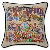 Ft. Worth Hand-Embroidered Pillow Ft. Worth Hand-Embroidered Pillow