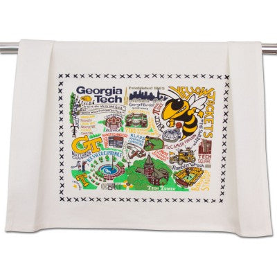 Georgia Tech Collegiate Dish Towel Georgia Tech Collegiate Dish Towel
