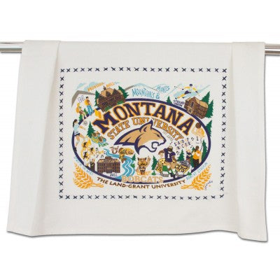 Montana State University Collegiate Dish Towel Montana State University Collegiate Dish Towel