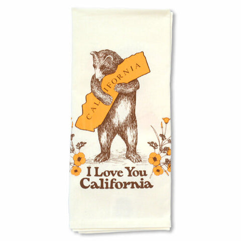 I Love You California Tea Towel I Love You California Tea Towel