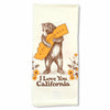 I Love You California Tea Towel