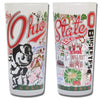 Ohio State Collegiate Frosted Glass Tumbler