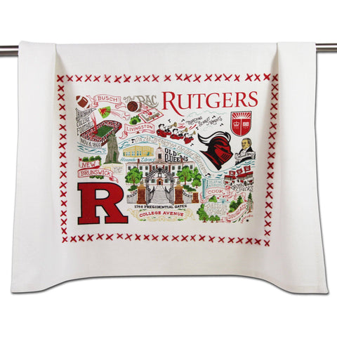 Rutgers University Collegiate Dish Towel