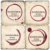 Sonoma Wine Country Drink Coasters