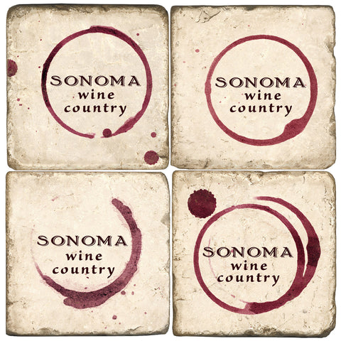 Sonoma Wine Country Drink Coasters Sonoma Wine Country Drink Coasters