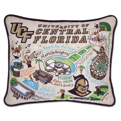 University Of Central Florida Collegiate Embroidered Pillow University Of Central Florida Collegiate Embroidered Pillow