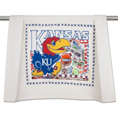 University of Kansas Collegiate Dish Towel University of Kansas Collegiate Dish Towel