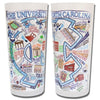 University of North Carolina Collegiate Frosted Glass Tumbler