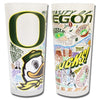University of Oregon Collegiate Frosted Glass Tumbler