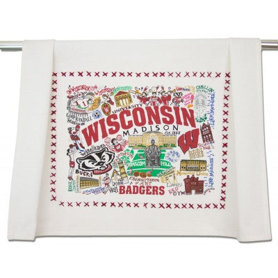University of Wisconsin Collegiate Dish Towel University of Wisconsin Collegiate Dish Towel