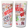 University of Wisconsin Collegiate Frosted Glass Tumbler