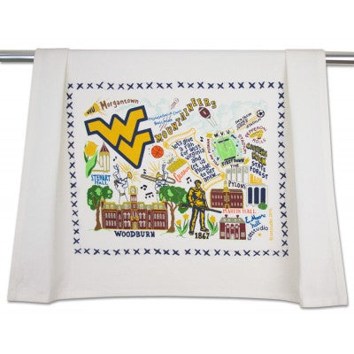West Virginia University Collegiate Dish Towel West Virginia University Collegiate Dish Towel