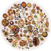 100 Most Jewish Foods Circle Puzzle