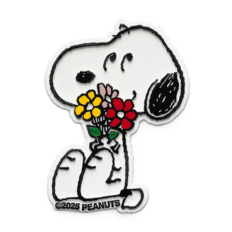 Snoopy Flower Bouquet Magnet