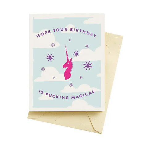 Magical Unicorn Card