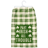 Part Irish All Trouble Kitchen Towelfuck