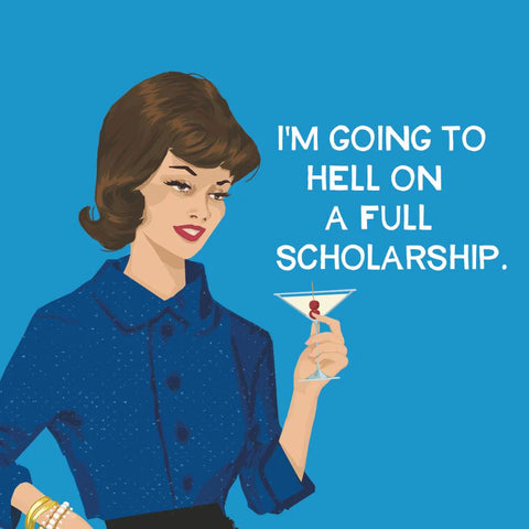 Going to Hell Cocktail Napkins