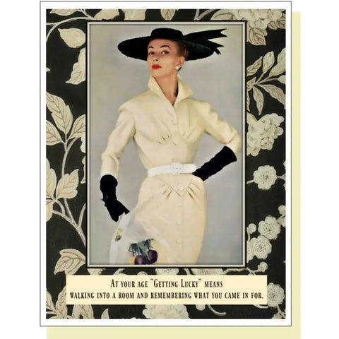 Getting Lucky - Female Card