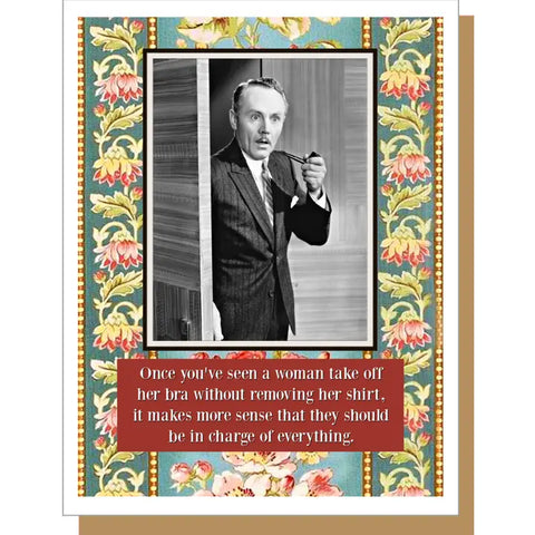 Take Off Her Bra Card