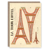 Eiffel Tower Greeting Card