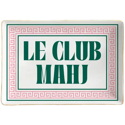Le Club Mahj Trinket Tray