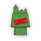 Peanuts Gift Wrapped Snoopy Sticker